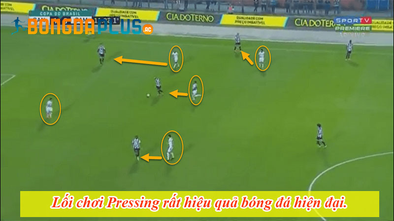 Lối chơi Pressing rất hiệu quả và được áp dụng phổ biến trong bóng đá hiện đại.