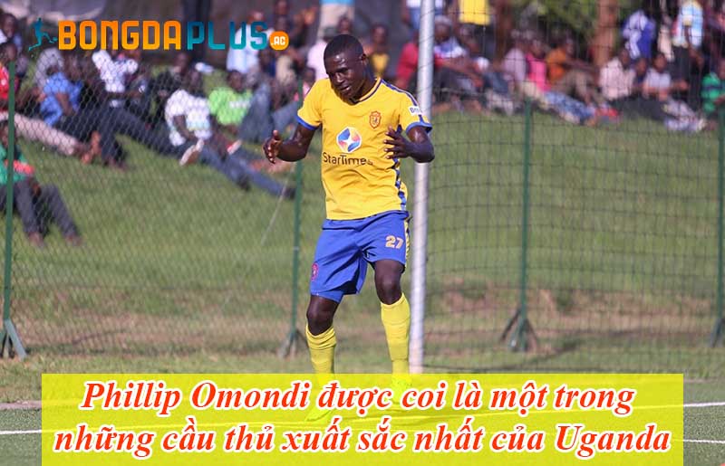 Phillip Omondi được coi là một trong những cầu thủ xuất sắc nhất của Uganda