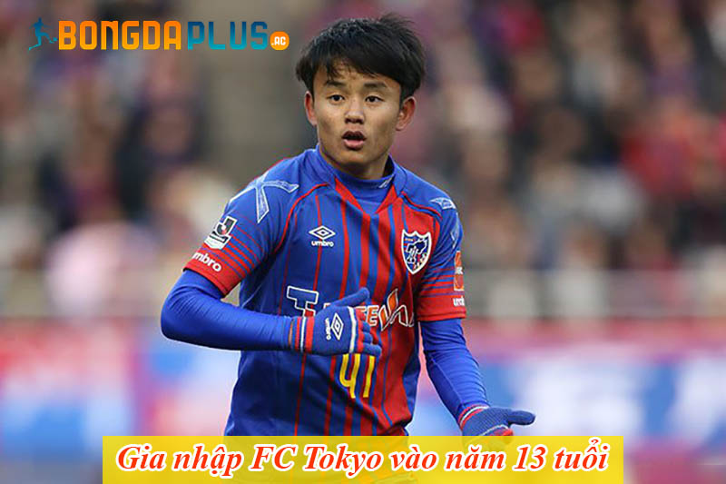 Gia nhập FC Tokyo vào năm 13 tuổi