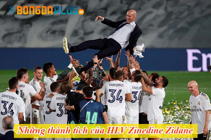 Những thành tích của HLV Zinedine Zidane