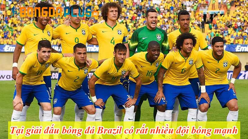Tại giải đấu bóng đá Brazil có rất nhiều đội bóng mạnh
